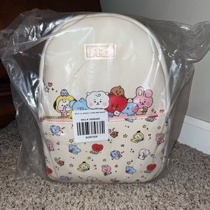 BT21 Lil Buddy Light Pink Mini Backpack! Brand new! Still in packaging!